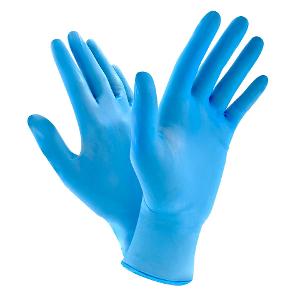 43-20WN, Medium Powder Free Blue NItrile Glove100/Bx, 10 Bx